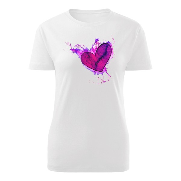 Tričko s potiskem Purple heart