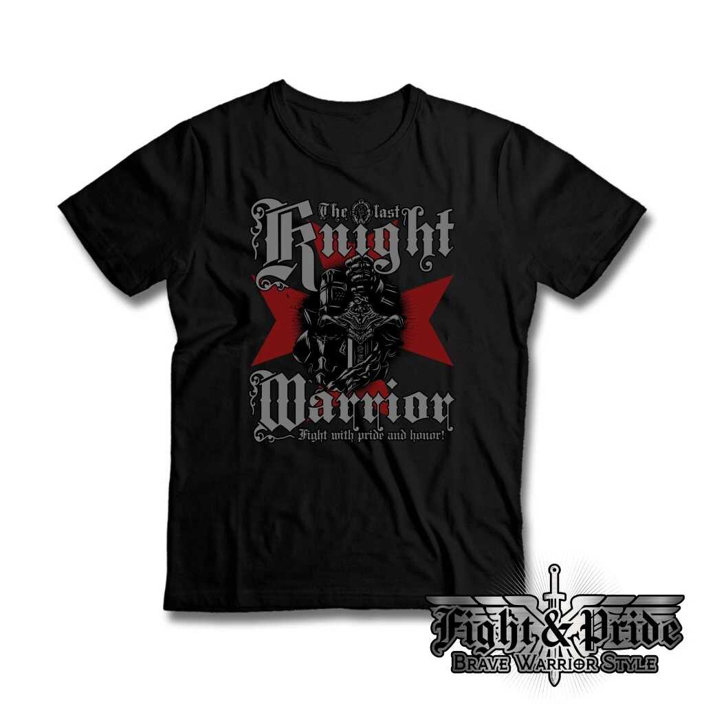Tričko s potiskem Rytíř Templář-The Last Knight Warrior