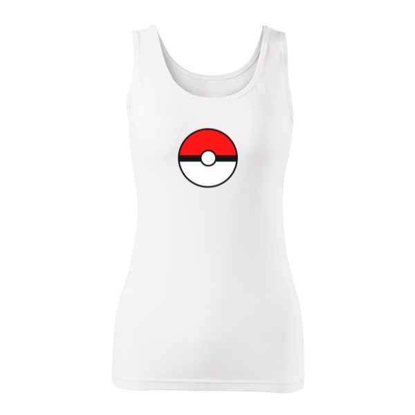 Tričko s potiskem Tílko Pokémon Go - Pokeball