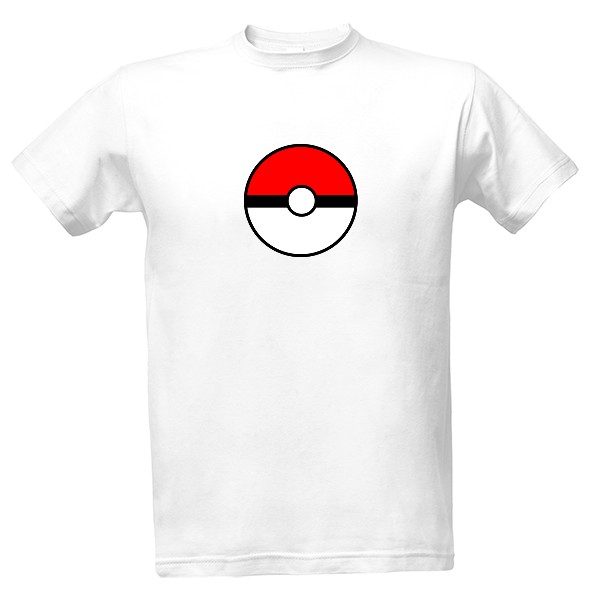 Tričko s potiskem Tričko Pokémon Go - Pokeball