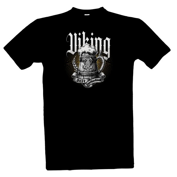 Tričko s potiskem Viking Beer Brotherhood